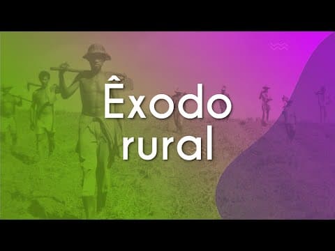 Thumbnail da aula: Êxodo rural - Brasil Escola