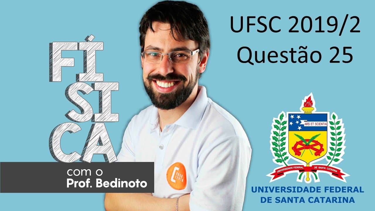 Thumbnail: UFSC 2019/2: Questão 25 - Física