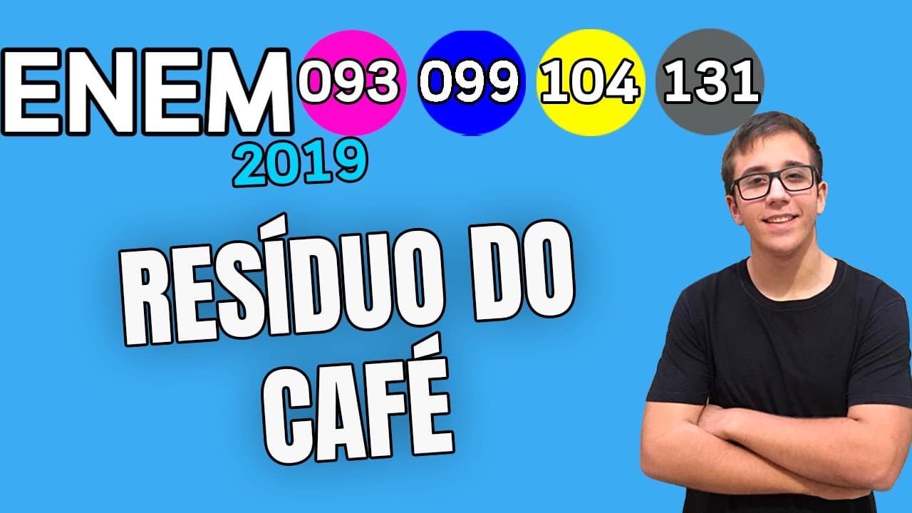 Thumbnail: Enem 2019 | Biologia -Questão 093- A cada safra,a quantidade de café beneficiado