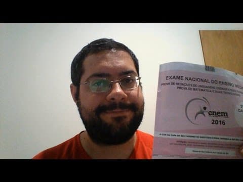 Thumbnail da aula: ENEM 2016, Terceira questão de inglês: Printable cell technology. Questão 93 no caderno rosa