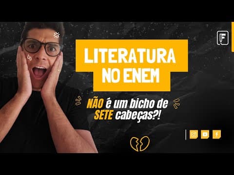 Thumbnail da aula: AMAZING LITERATURE QUESTIONS - ENEM LANGUAGES - PROF. FELIPE PEREIRA