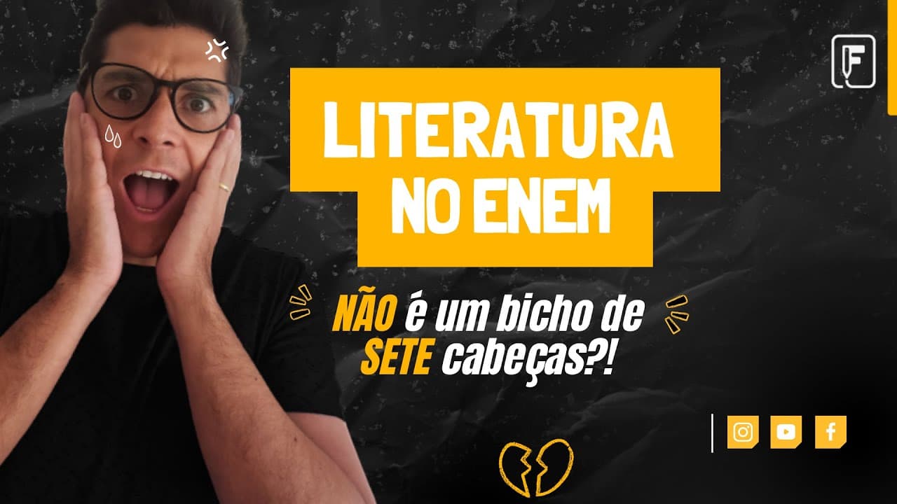 Thumbnail: AMAZING LITERATURE QUESTIONS - ENEM LANGUAGES - PROF. FELIPE PEREIRA