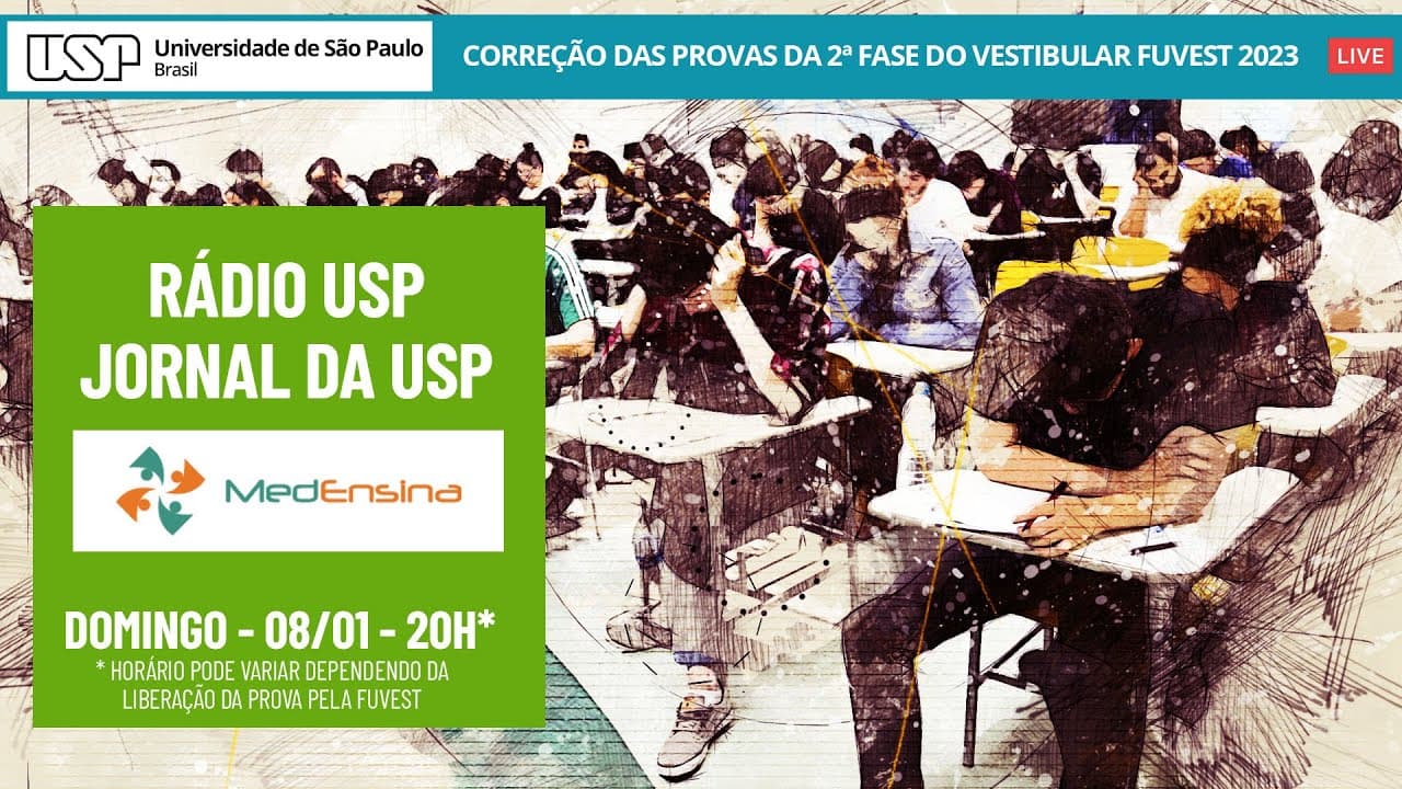 Thumbnail: 🔴 Fuvest 2023: Correção da prova da 2ª fase - Português e Redação