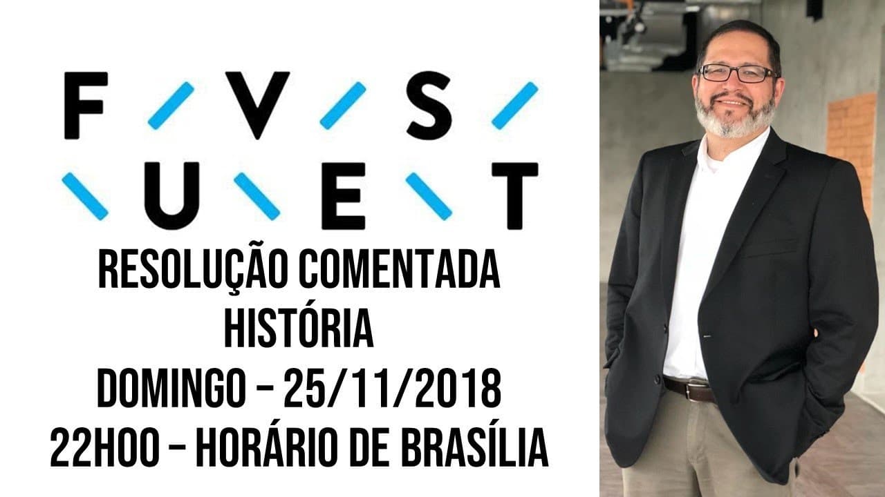 Thumbnail: RESOLUÇÃO COMENTADA FUVEST 2019 HISTÓRIA
