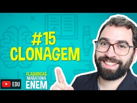 Thumbnail da aula: Clonagem - Flashdica #15 - Maratona ENEM - Prof. Gui