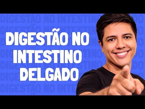 Thumbnail da aula: Digestão no Intestino Delgado - Prof. Kennedy Ramos.