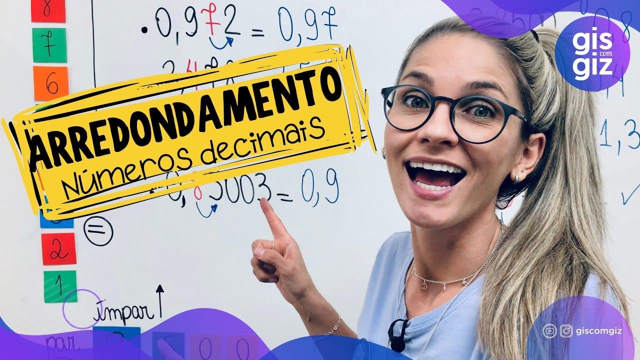 Thumbnail: ARREDONDAMENTO DE NÚMEROS DECIMAIS \Prof. Gis/ MATEMÁTICA BÁSICA