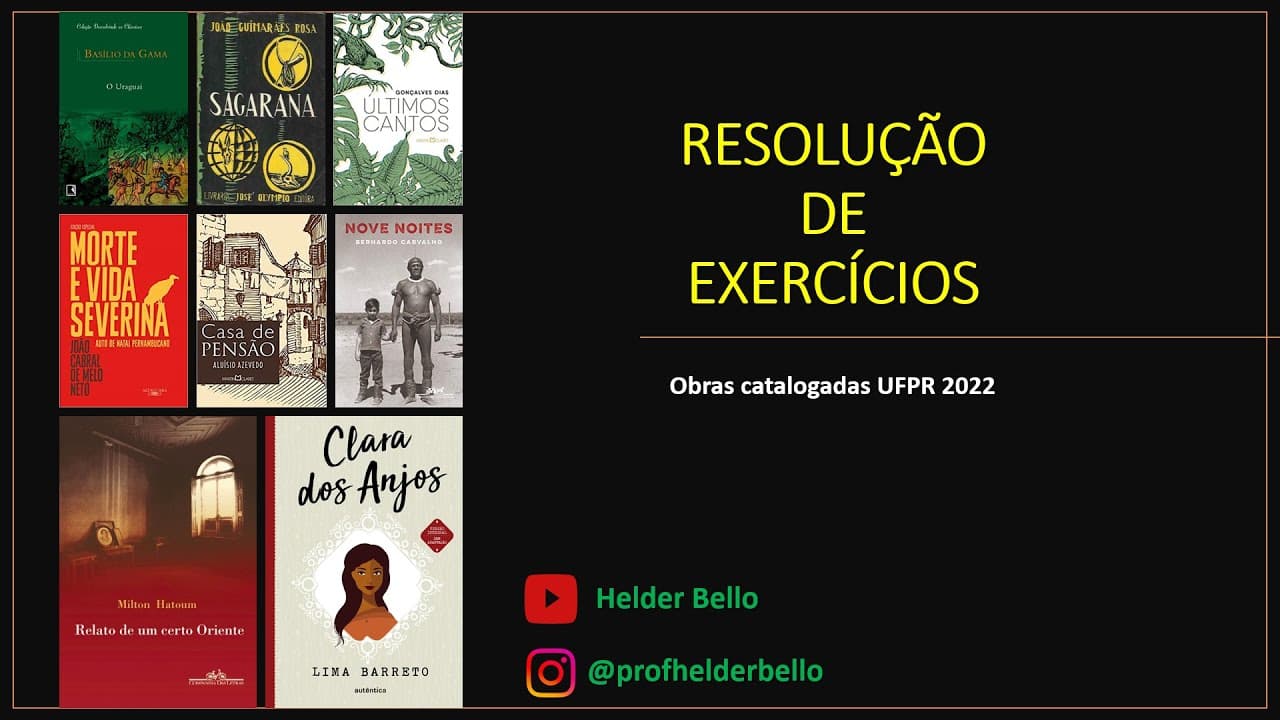 Thumbnail: LITERATURA UFPR - Resolução de Exercícios