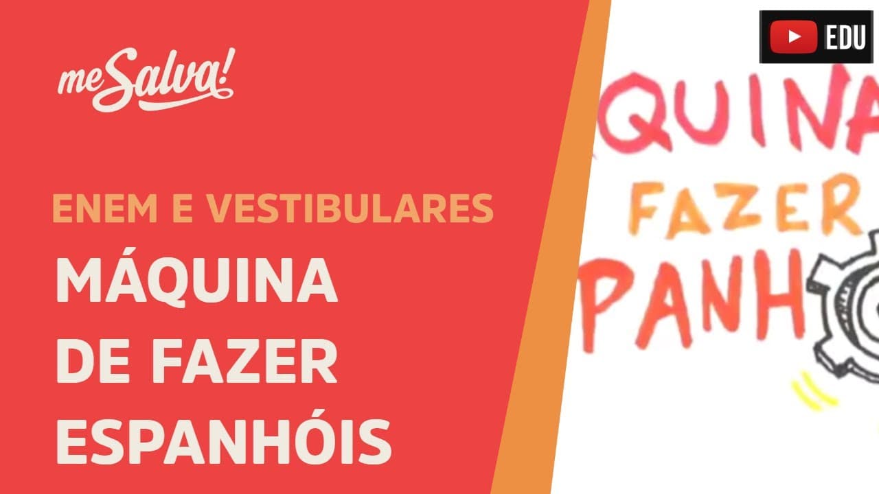 Thumbnail: A máquina de fazer espanhóis - Leituras Obrigatórias UFRGS - Me Salva!