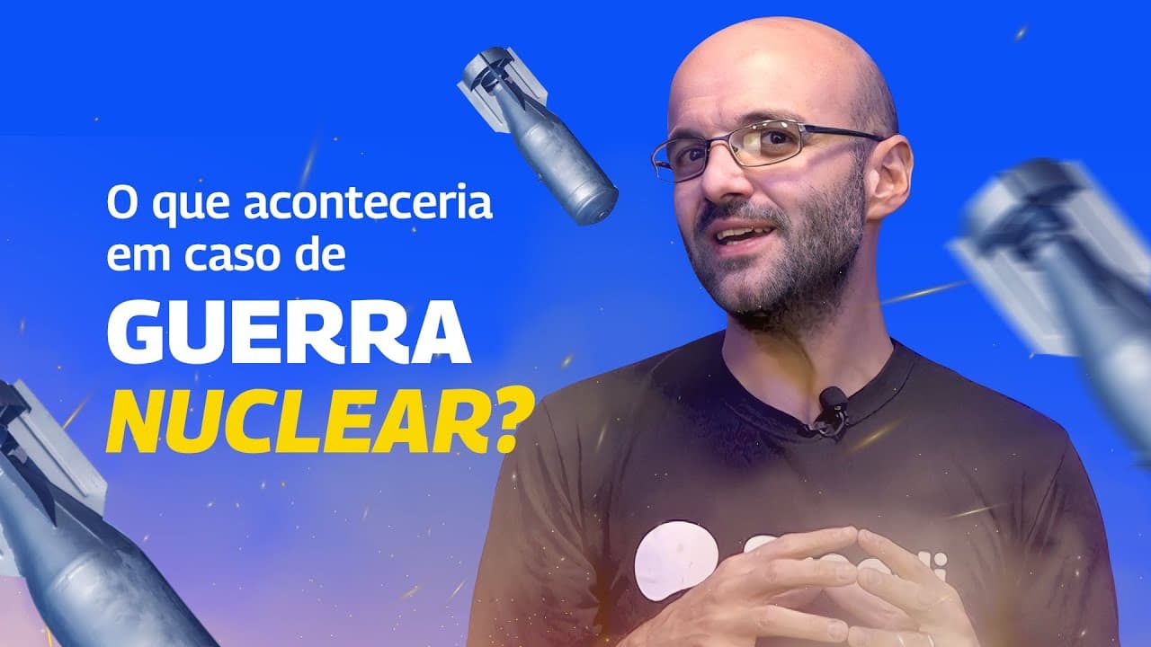 Thumbnail: O que aconteceria em caso de Guerra Nuclear? O prof. Dimas te conta!