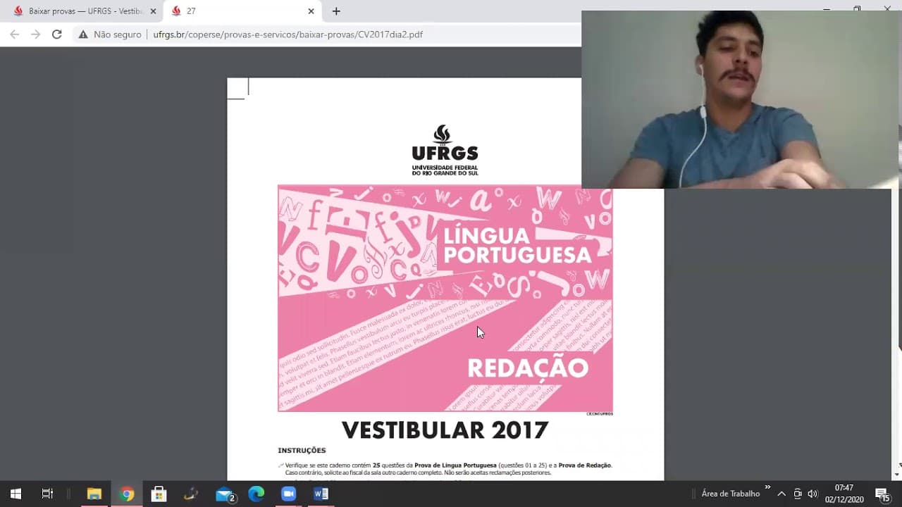 Thumbnail: UFRGS Português (voz passiva)