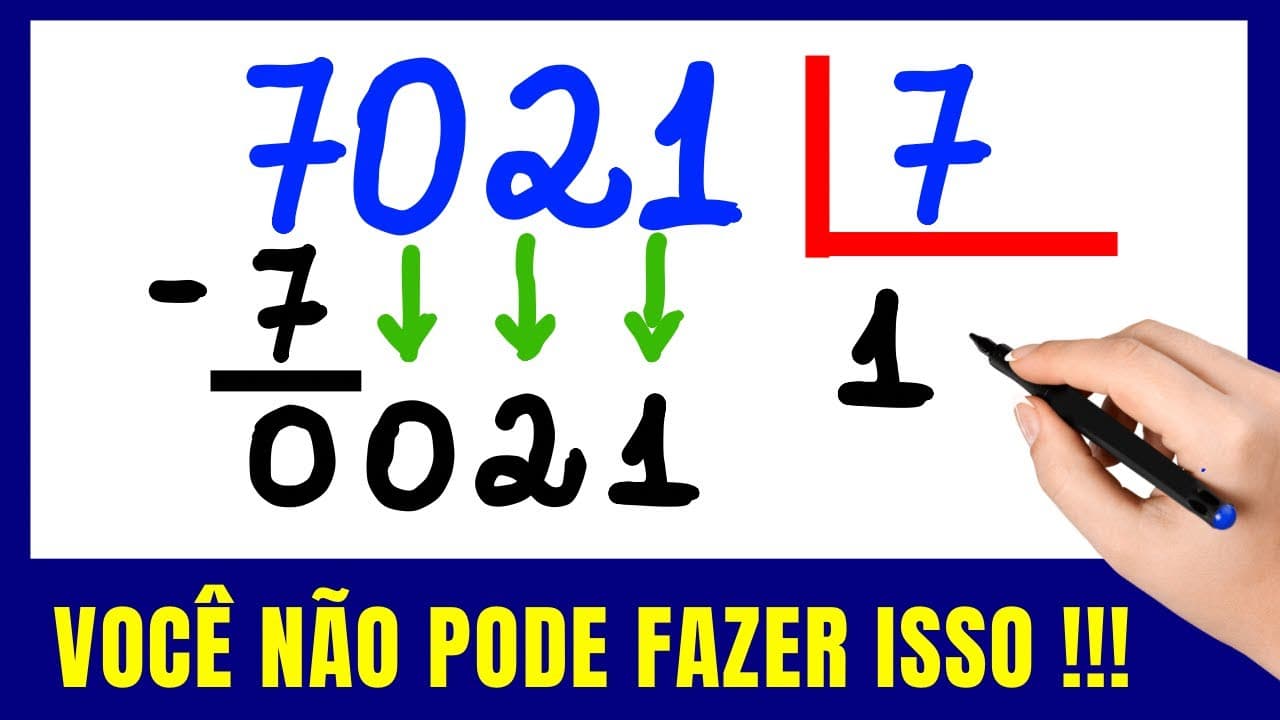 Thumbnail: 🤯É POR ISSO QUE VOCÊ ERRA!!!  Matemática básica todo dia.📚🚀