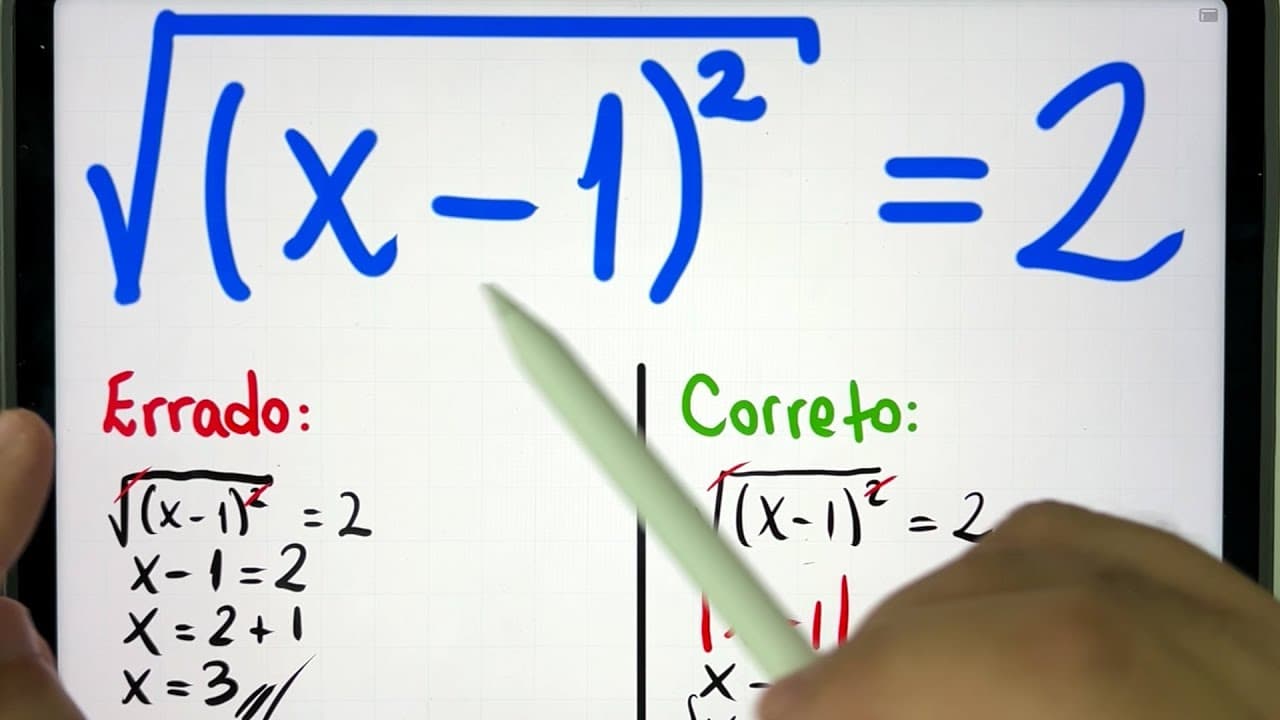 Thumbnail: 🤯 MATEMÁTICA BÁSICA DESBUGADA - Raiz Quadrada Bugante que TODO MUNDO ERRA! Você consegue resolver?