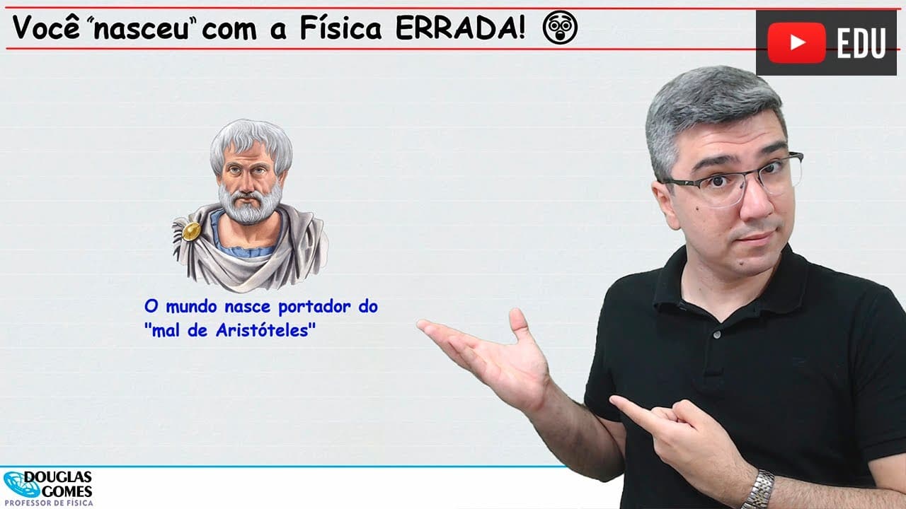 Thumbnail: Você nasceu com a Física errada 😯 | Física do Cotidiano
