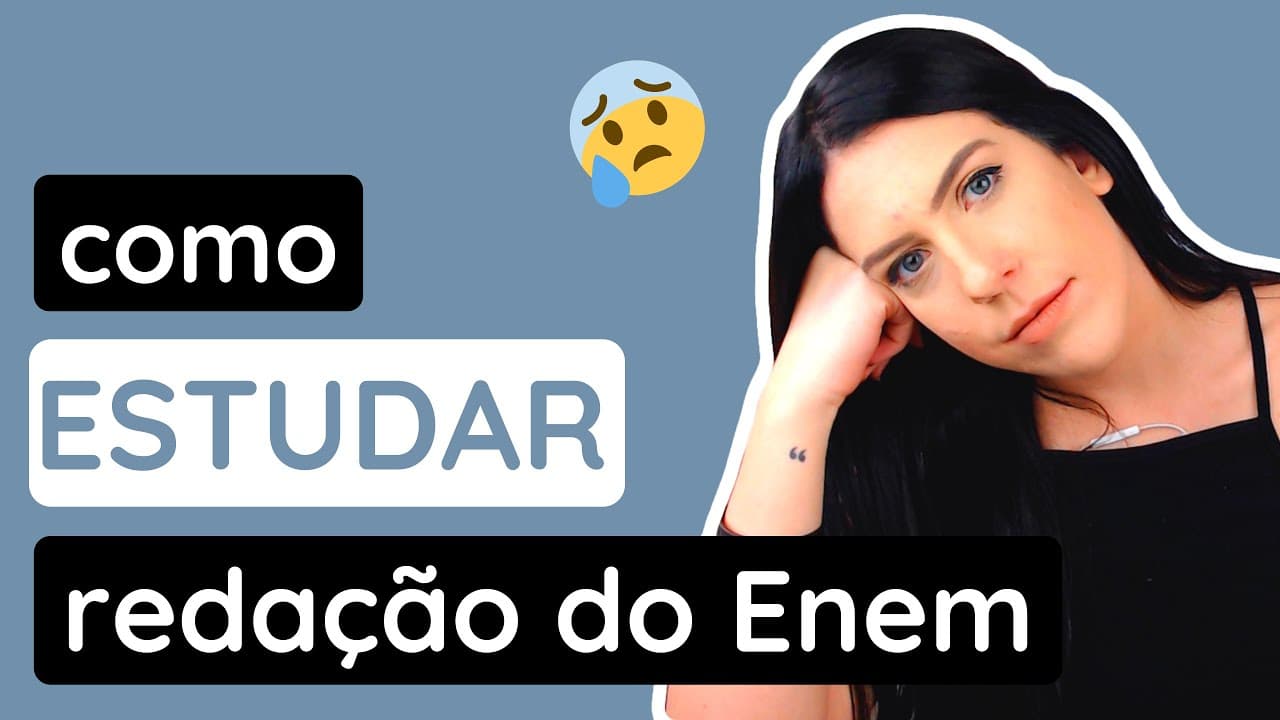 Thumbnail: Como começar a estudar redação do zero