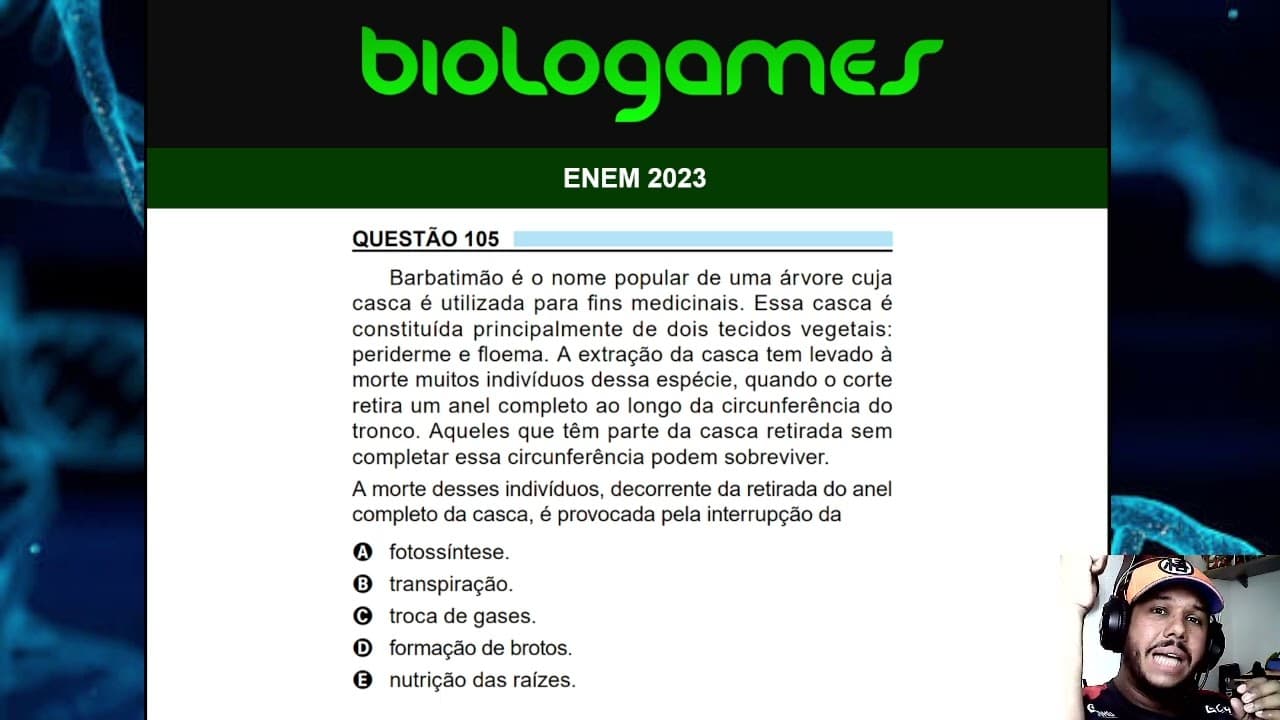 Thumbnail: ENEM 2023 - PROVA AZUL - Questão 105