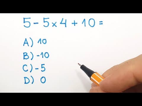 Thumbnail da aula: 🔥 HELP MATEMÁTICA BÁSICA - Desafios - Expressão Numérica #1 🔥