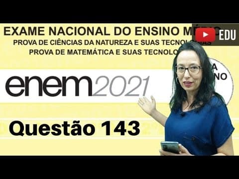 Thumbnail da aula: ENEM 21 - Após consulta médica, um paciente deve... PORCENTAGEM -Professora Angela Matemática