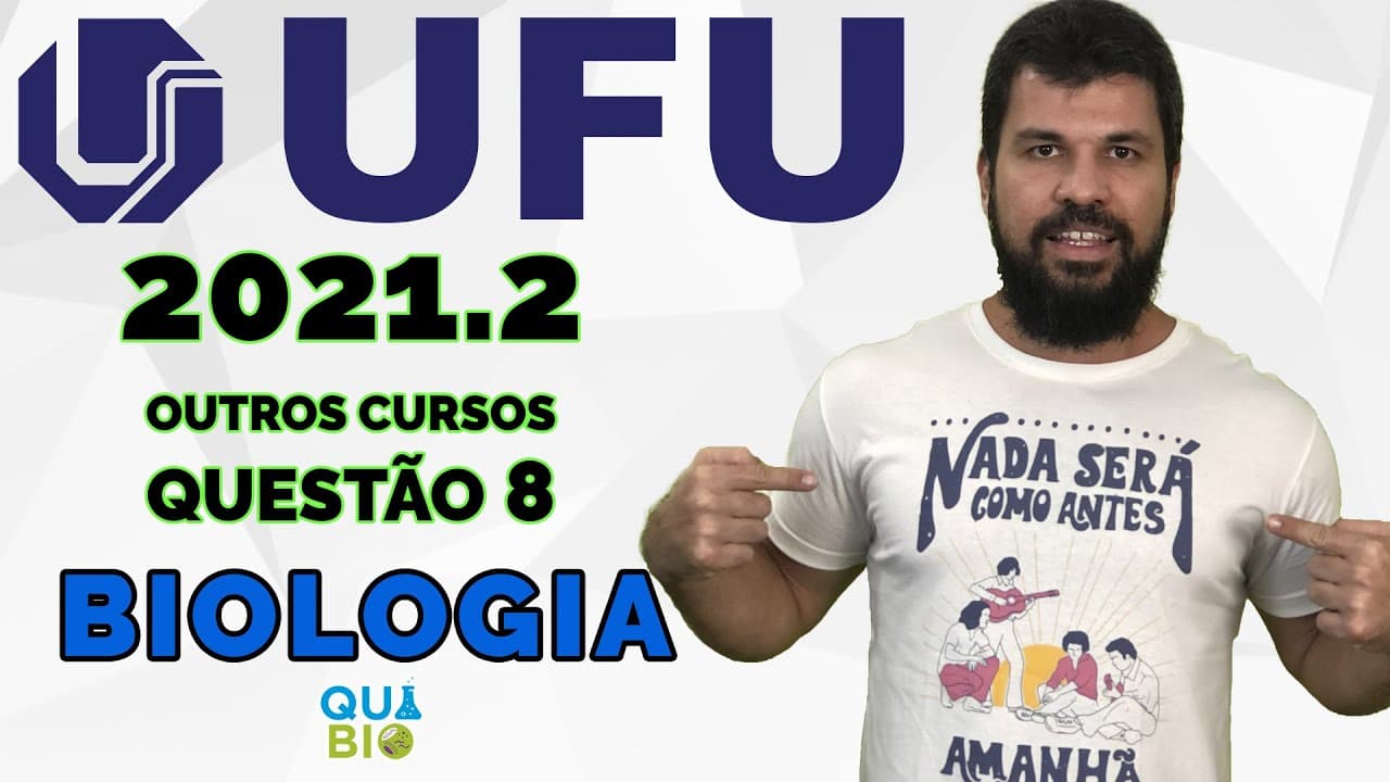 Thumbnail: UFU 2021.2 - Questão 8 - Em algumas espécies de plantas há uma influência da luz na floração que