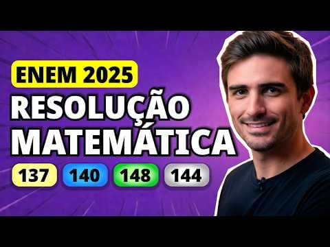 Thumbnail da aula: ENEM 2025 Matemática – Questão 137 | Em um laboratório, um recipiente contém 10 litros