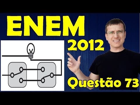 Thumbnail da aula: 73 - ENEM 2012 - Física - Eletricidade - Questão 73 resolvida (Caderno Azul) - Prof. Marcelo Boaro