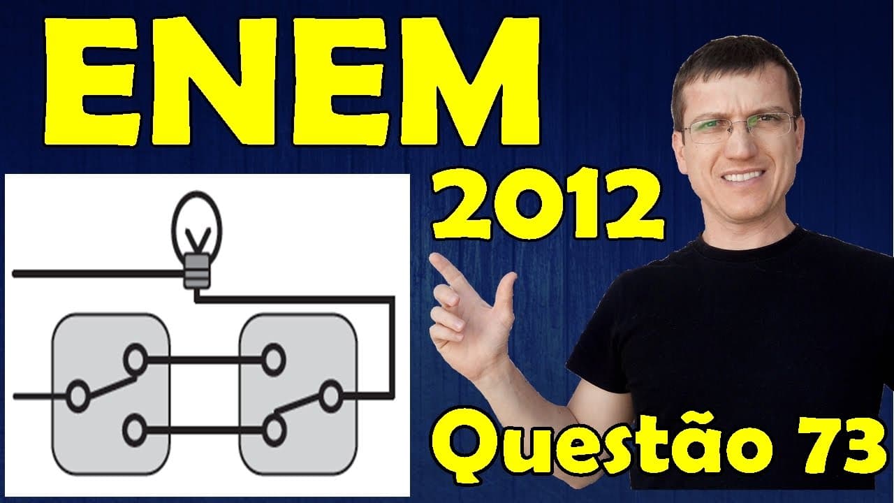 Thumbnail: 73 - ENEM 2012 - Física - Eletricidade - Questão 73 resolvida (Caderno Azul) - Prof. Marcelo Boaro