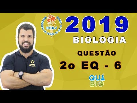 Thumbnail da aula: UERJ 2019 - 2o EQ - Questão 6 - No processo de evolução biológica ao longo das gerações ocorrem alte