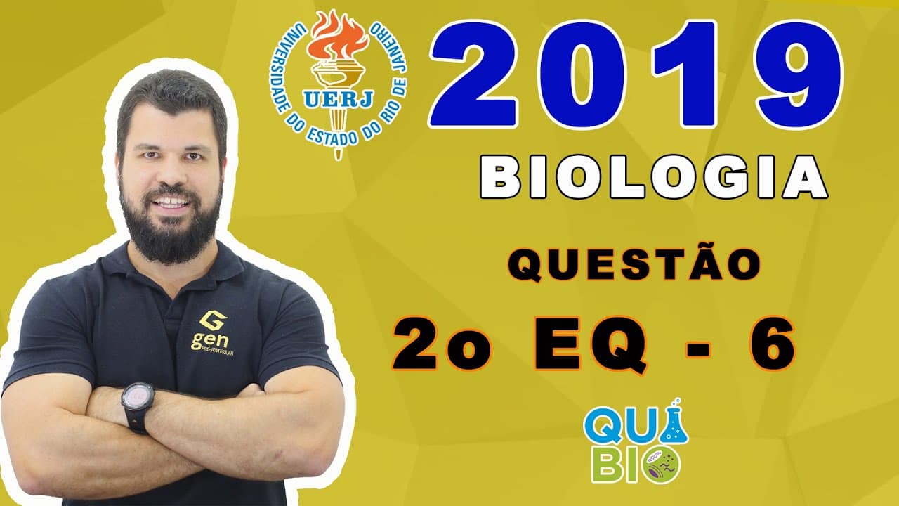 Thumbnail: UERJ 2019 - 2o EQ - Questão 6 - No processo de evolução biológica ao longo das gerações ocorrem alte