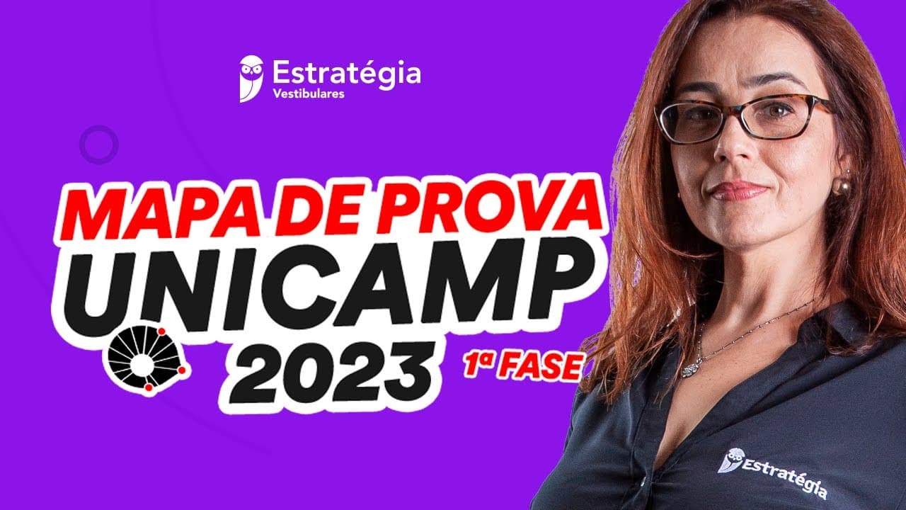 Thumbnail: UNICAMP 2023 - 1ª Fase – Mapa de Prova