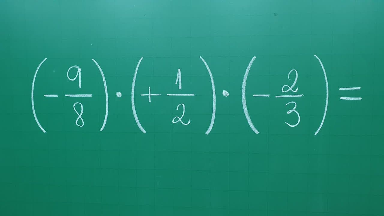 Thumbnail: 💥 Multiplicação com Números Racionais - Professora Angela Matemática