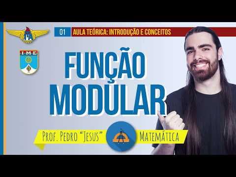 Thumbnail da aula: FUNÇÃO MODULAR PARA ITA/IME: PARTE 1 | MATEMÁTICA | prof. Jesus