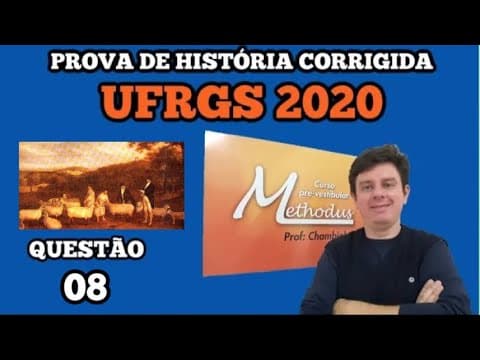 Thumbnail da aula: Questão 08 prova de história UFRGS 2020 - Com relação à Revolução Industrial assinale V (verdadeiro)