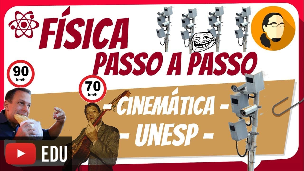 Thumbnail: Cinemática - UNESP - Física Passo a Passo
