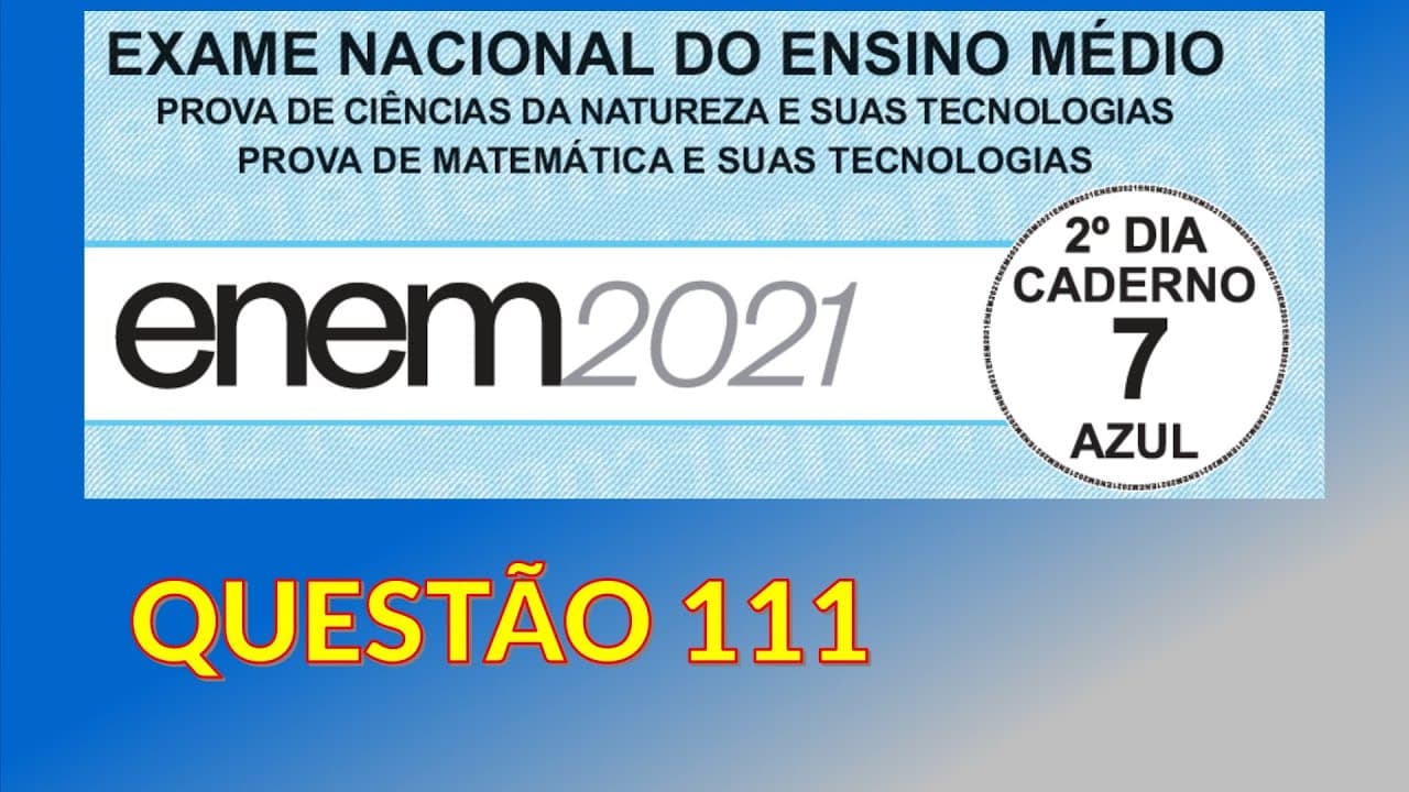 Thumbnail: ENEM 2021 - Uma escola iniciou o processo educativo para implantação da coleta seletiva