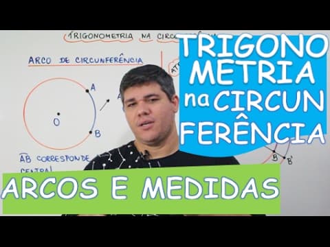 Thumbnail da aula: ARCOS: MEDIDAS E COMPRIMENTO - GRAU E RADIANO (AULA 1/24)