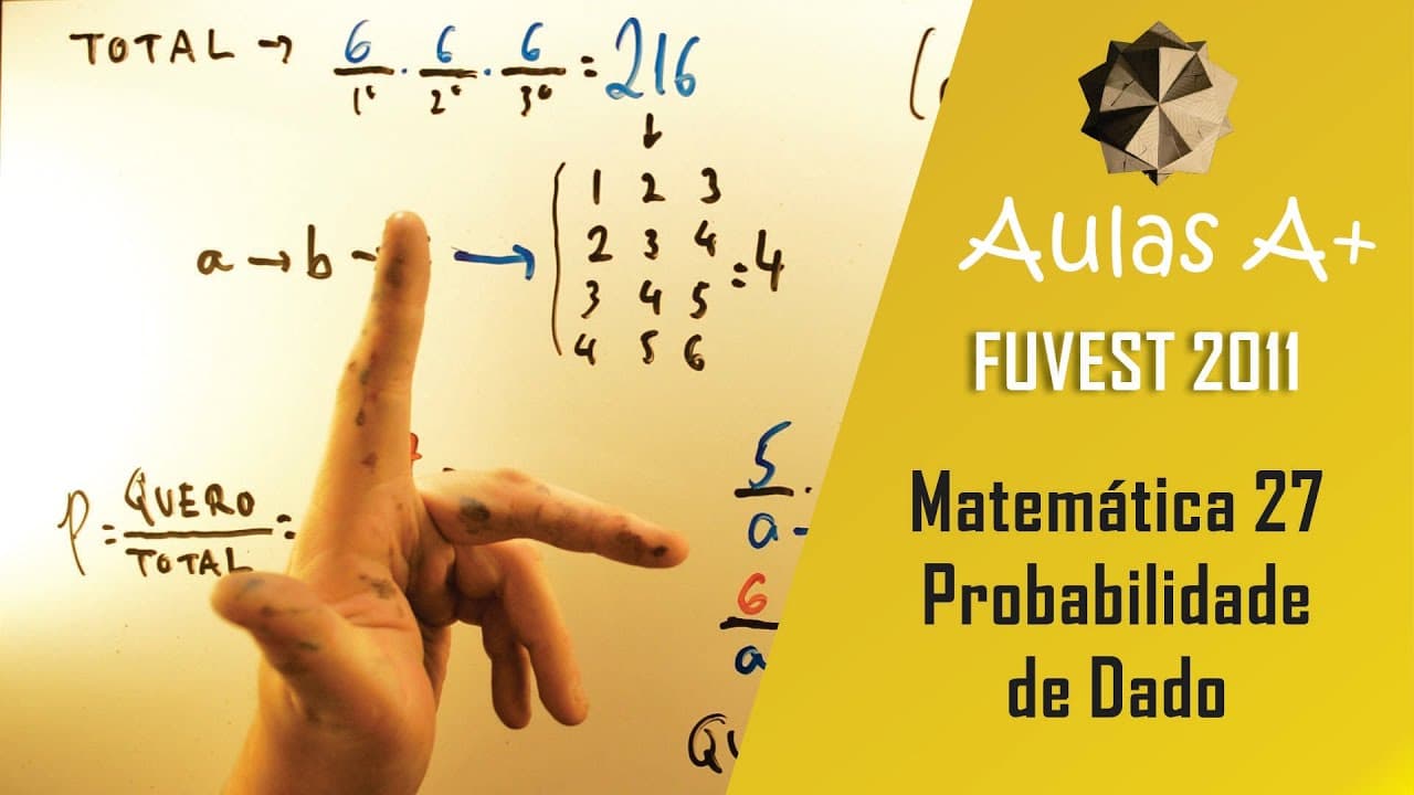 Thumbnail: Sucessor VICIADO FUVEST 2011 - Matemática 27 - Probabilidade - 1ª fase - Aulas A+ Resolve