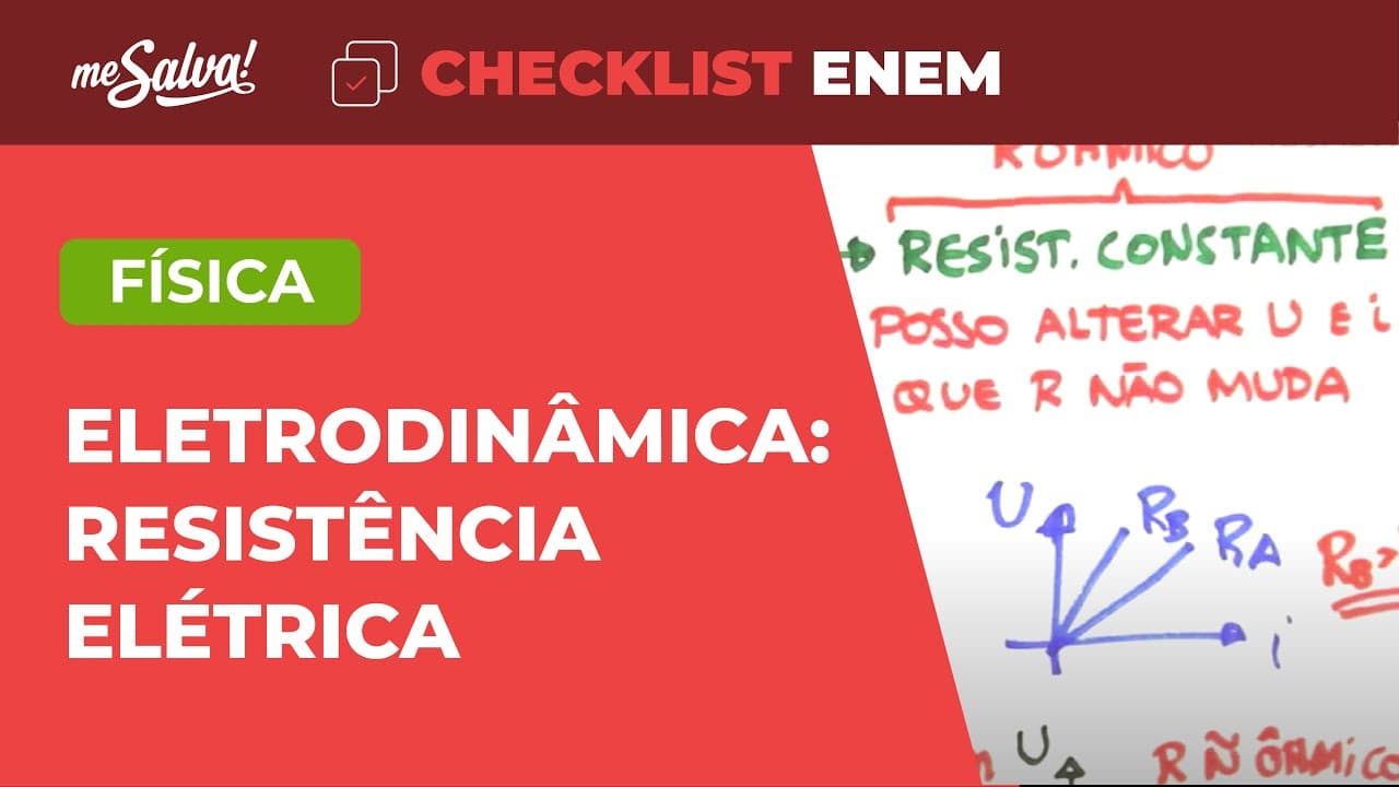 Thumbnail: Associação de Resistores - Física | Checklist ENEM | Me Salva!