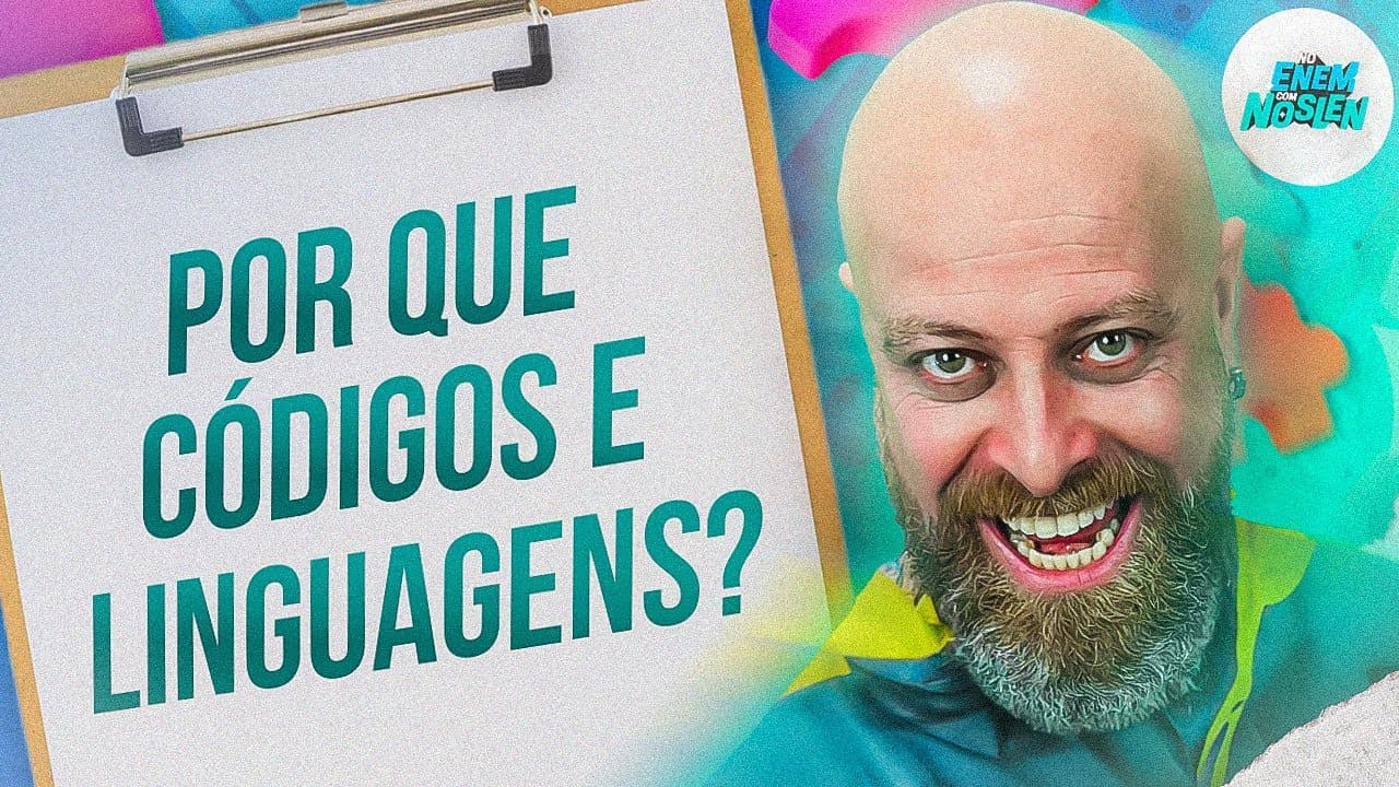 Thumbnail: Por que CÓDIGOS E LINGUAGENS? | Professor Noslen #enem #códigoselinguagens #linguaportuguesa