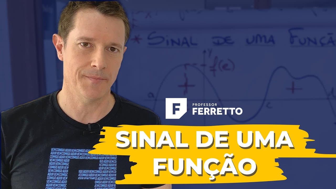 Thumbnail: ➡️ Como encontrar o sinal de uma função
