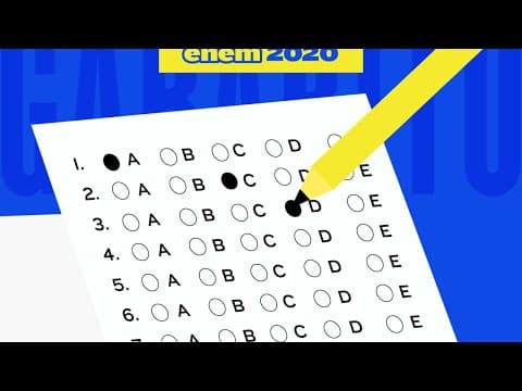Thumbnail da aula: Enem 2020 - Confira gabarito e redação comentados