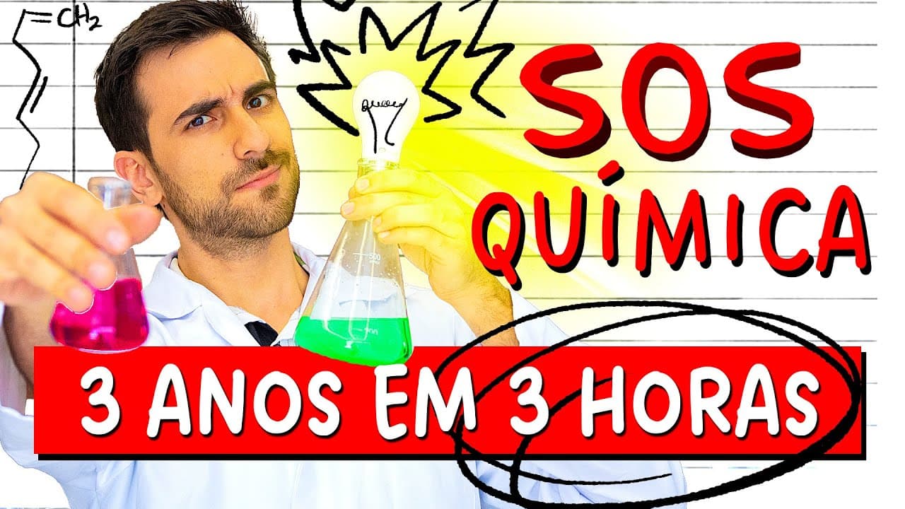 Thumbnail: 🧑‍🔬⏰ 3 ANOS EM 3 HORAS!! Super Química Revisão para o ENEM 2025