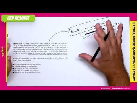 Thumbnail da aula: É CERTO QUE ENTRAMOS NA ERA DAS SOCIEDADES DE “CONTROLE”. ELAS JÁ(...) | PENSAMENTO PÓS MODERNO