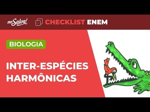 Thumbnail da aula: Biologia no ENEM 2024: Relações Inter-Específicas Harmônicas