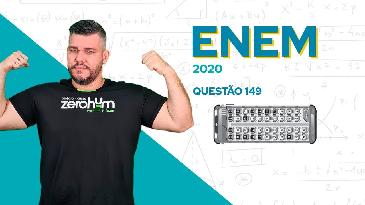 Thumbnail: ✅ QUESTÃO 149 - ENEM 2020 Matemática: Uma empresa de ônibus utiliza um sistema de vendas