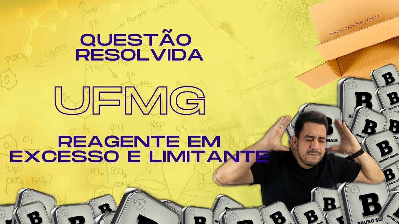 Thumbnail: (UFMG) Considere uma reação hipotética que ocorre em fase gasosa e envolve os reagentes X e Y...