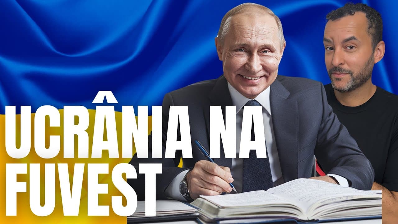 Thumbnail: E se cair a GUERRA da UCRÂNIA na FUVEST | Geopolítica