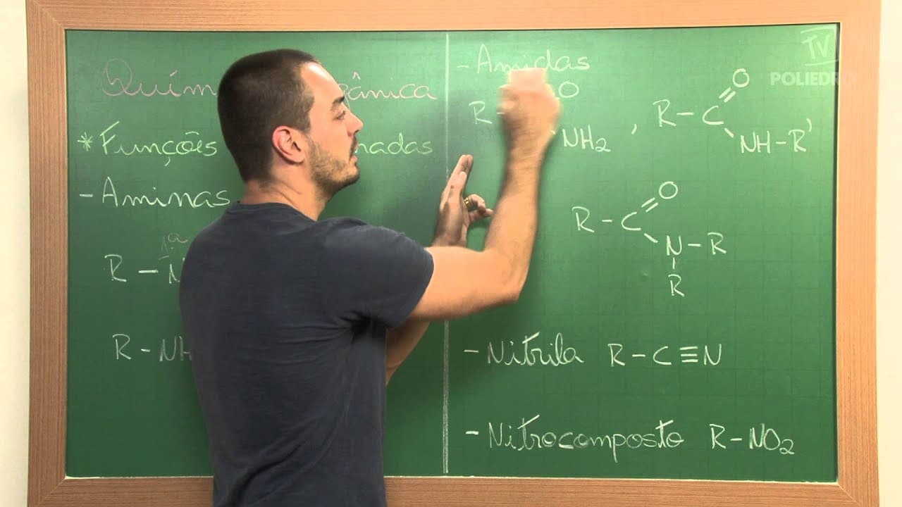 Thumbnail: Videoaulas Poliedro | Enem | Funções Nitrogenadas