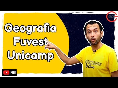 Thumbnail da aula: GEOGRAFIA PARA FUVEST E UNICAMP | NÍVEL HARD | SEMANA DA MÃO |