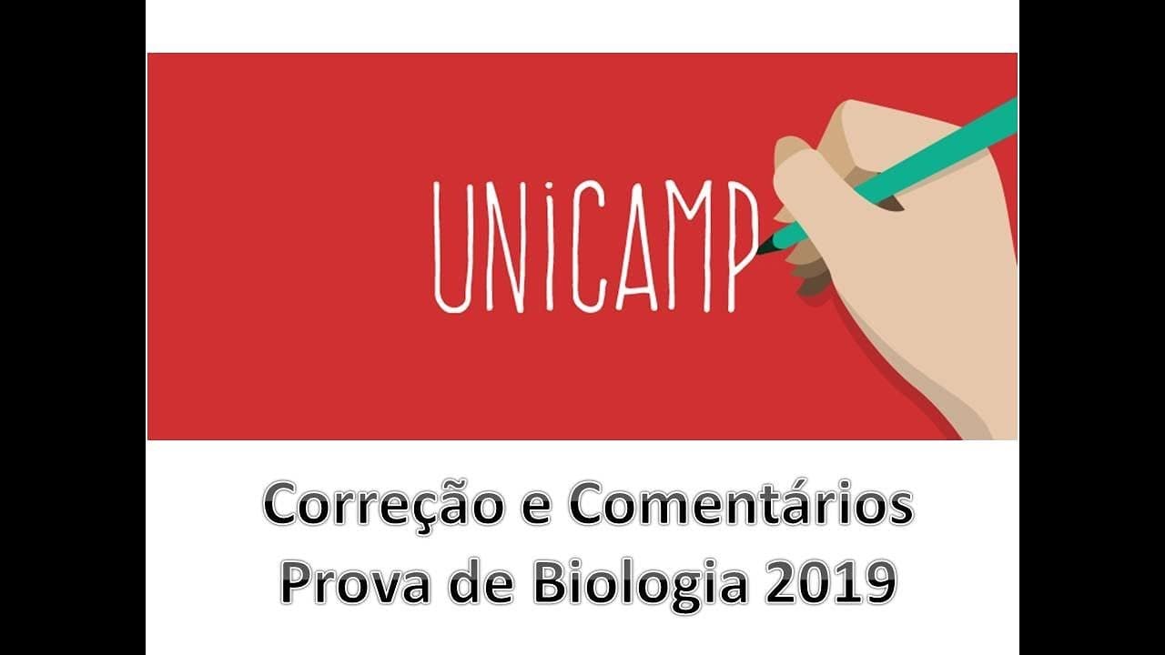 Thumbnail: UNICAMP 2019 - Prova de Biologia e Correção