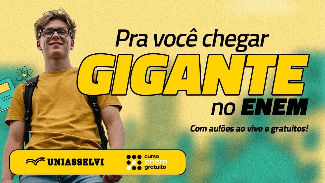 Thumbnail: 1º AULÃO ENEM - Redação e Linguagens